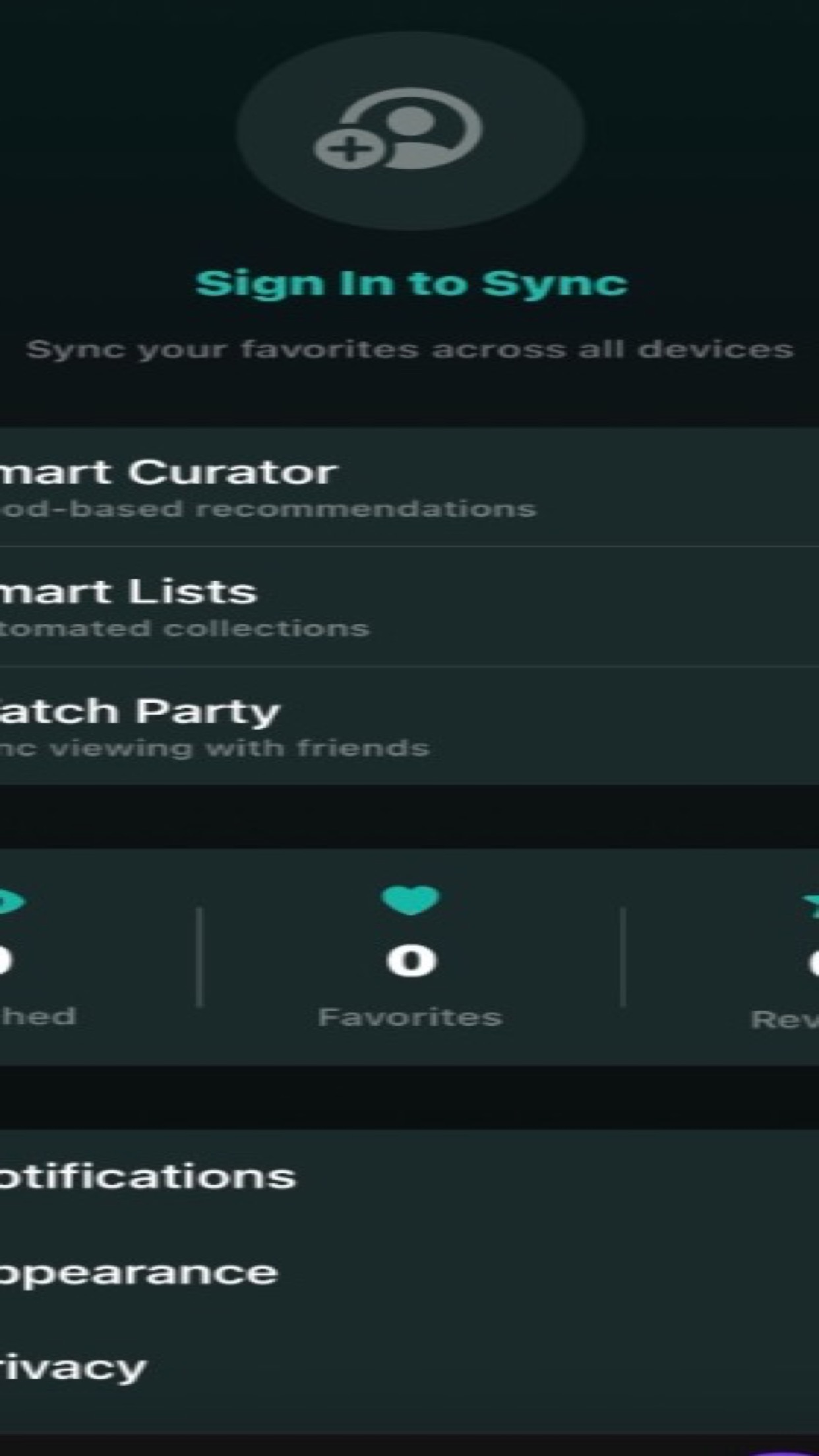 Home Screen